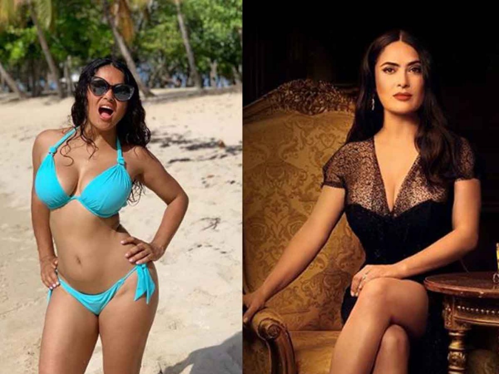 Salma Hayek Luce Sensual Con Bikini Desde Su Cocina Y Enamora En Instagram