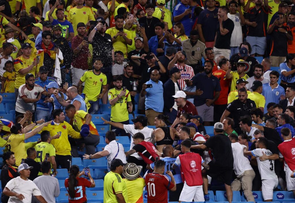 ¡Bronca entre Uruguay y Colombia! Esto paso entre las dos selecciones