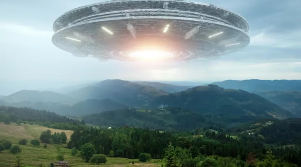 Platillos voladores en el cielo: posibles avistamientos de OVNIs. Foto: Freepik