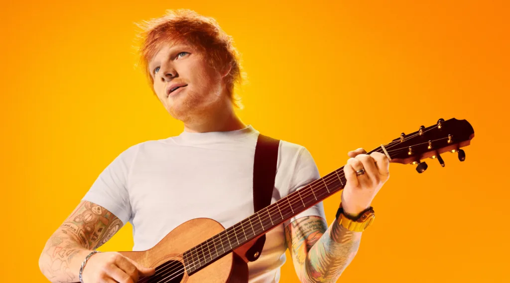 Ed Sheeran próximamente en Guatemala. Foto: Apple