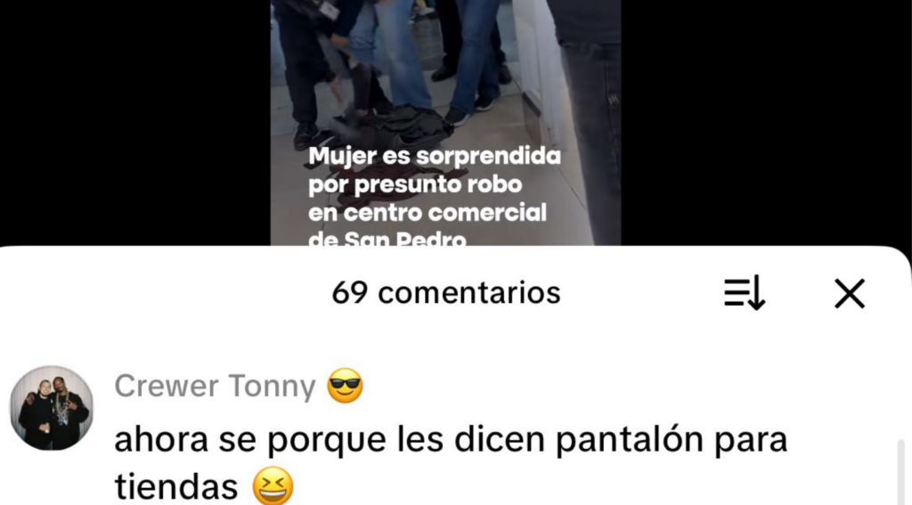 Así fue el cómico hallazgo de un robo de ropa en México. Foto: Captura de video